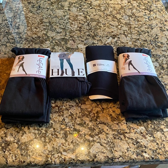 Other - Lot of 4 Black Tights